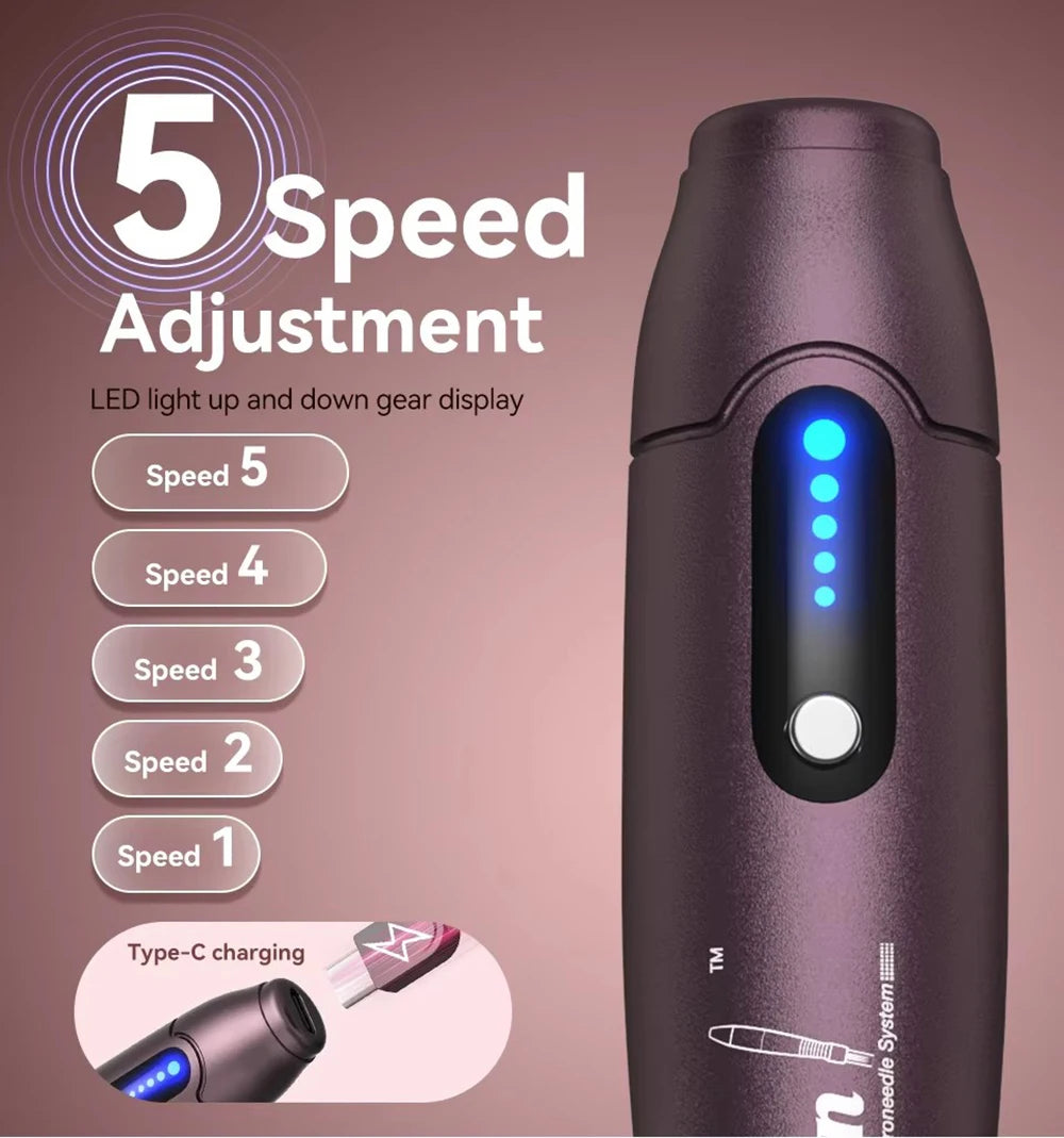 Original Dr Pen A10 micro-aiguilles sans fil Derma stylo équipement de beauté du visage avec 10 pièces cartouche d'aiguille ondulée pour Salon usage domestique SOMUX.SHOP